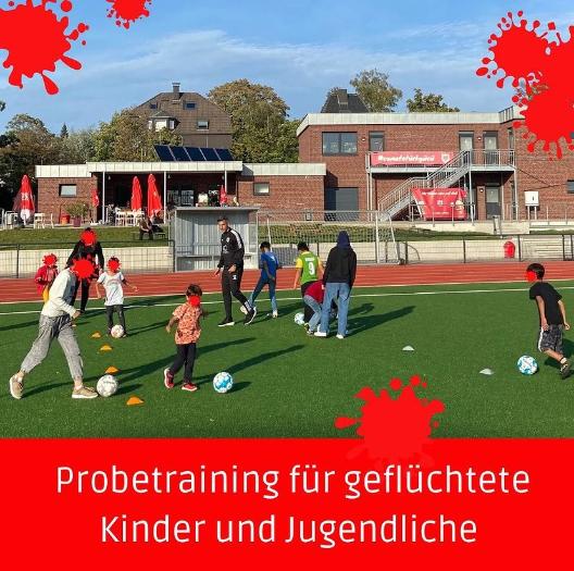 AGj_Fussballtraining_Rattingen_mit_gefluehtene_Kinder_092023