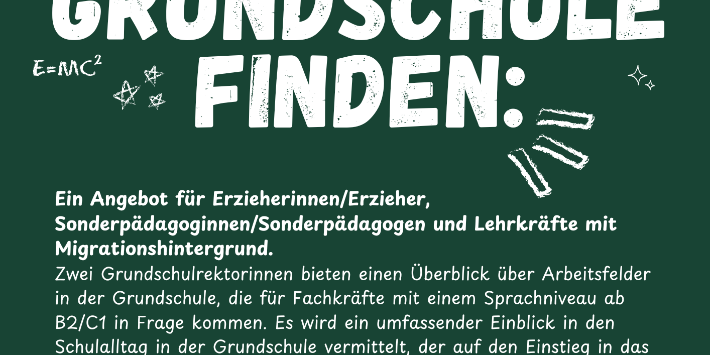 Jobs in der Grundschule Flyer