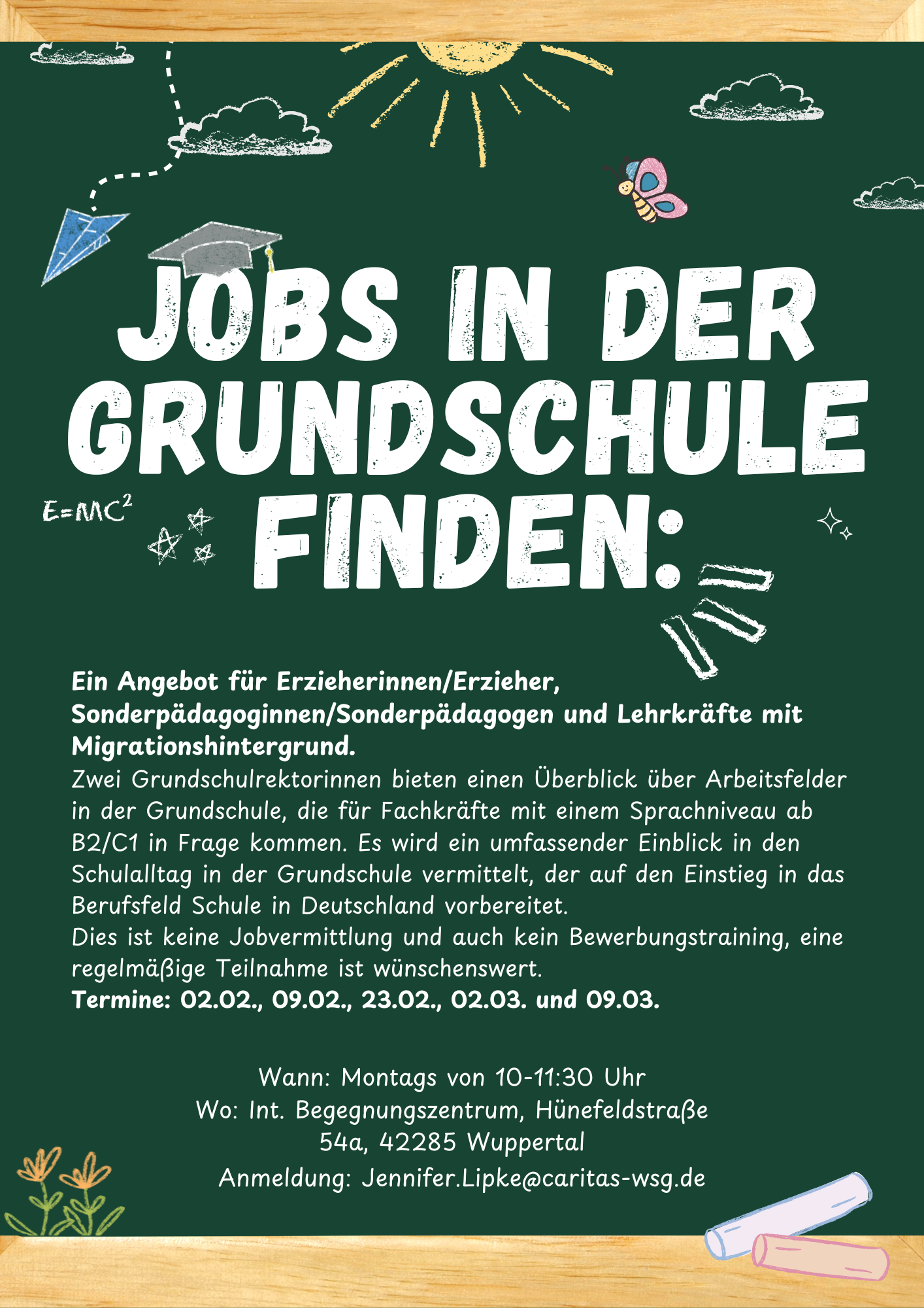 Jobs in der Grundschule Flyer