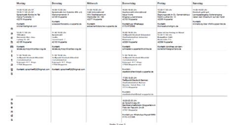 Sprachtreffs für Zugewanderte